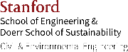 Stanford University Civil & Environmental Engineering Department Logo
